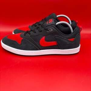 Nike SB Alleyoop Black/University Red Skate Shoes, Men's Size 11.5 - CJ0882-006